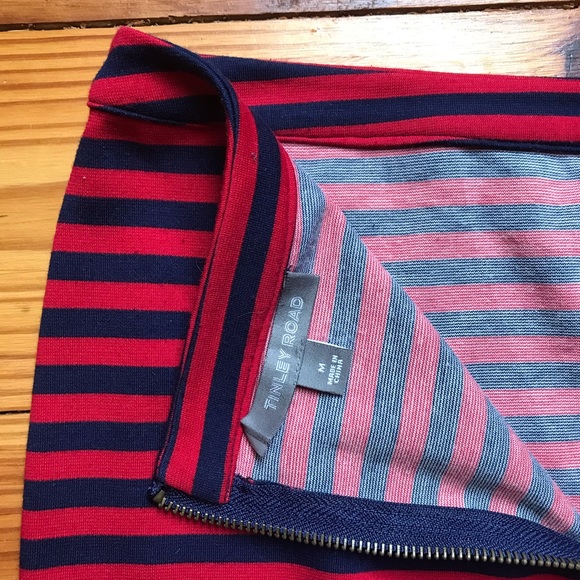 Tinley Road Red and Navy Striped Skirt, EUC, M - Picture 11 of 11